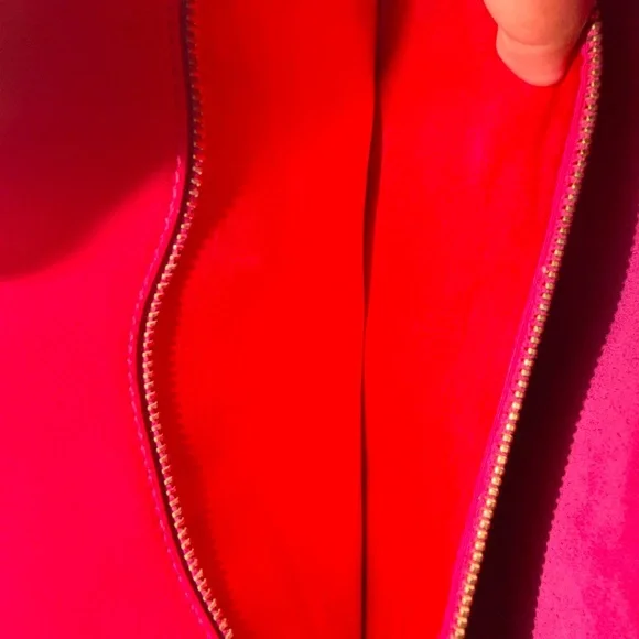 Saint Laurent Fuchsia Leather Satchel - Picture 10 of 12